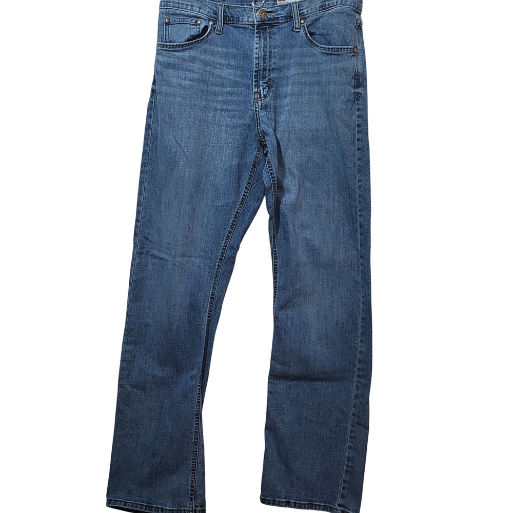 Wrangler Mens Relaxed Bootcut Jeans Medium Wash Premium‎ Quality Denim 34w